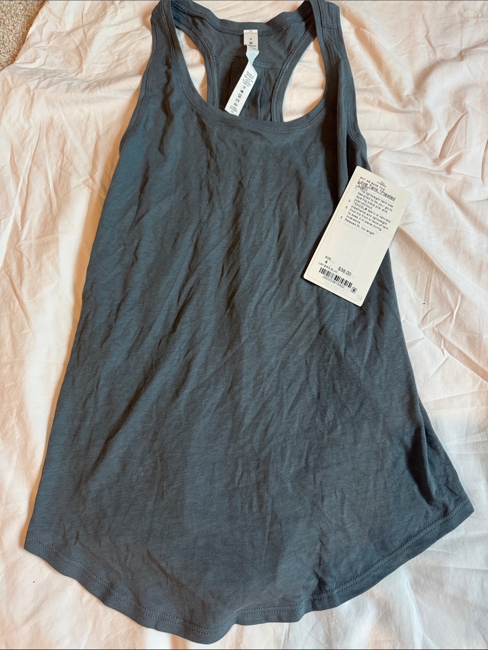 Love tank pleated